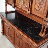 Eclectic oak cupboard, German design, inter-war period, production: Germany