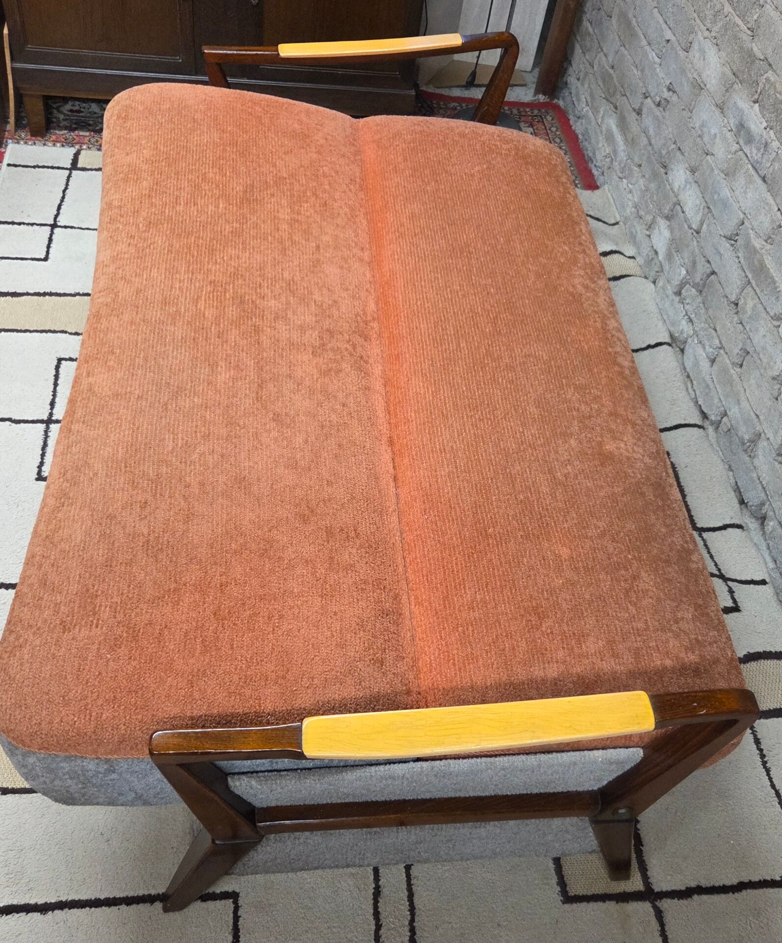 Scandinavian convertible sofa, 1960s-70s