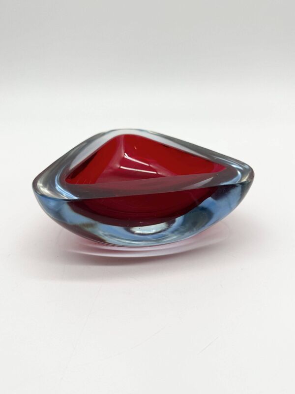 Cendrier « Sommerso » – Verre de Murano, 1960s