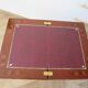 Rare - portfolio game table in marquetry and decorative bronze - Louis XVI style - Early 1900