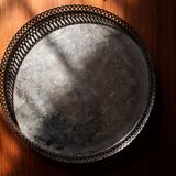 Plateau vintage suédois plaqué argent