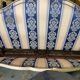 Louis XV style upholstered bed