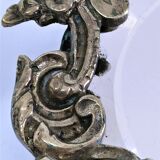 Patinated bronze chandelier mirror early twentieth century