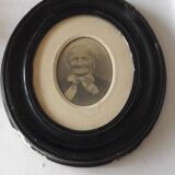 Old framed photograph