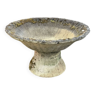 Reconstituted stone planter from the 1970s.