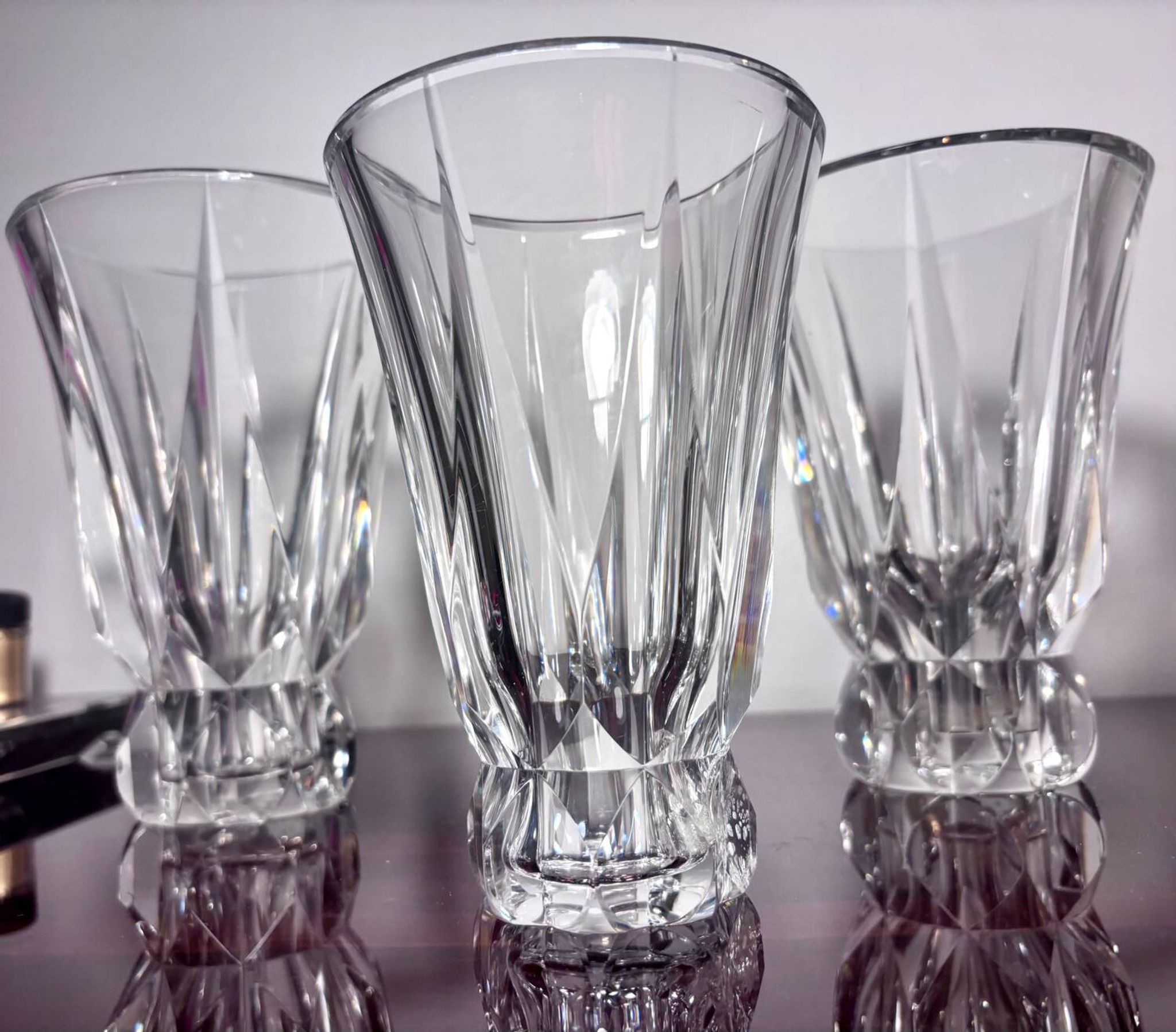 Collection of 5 Vases Saint Louis