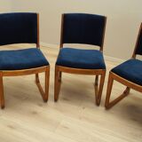 Set of four beech chairs, Danish design, 1950s, designer: Holger Jacobsen,