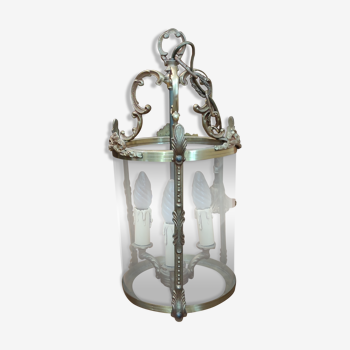 Old lantern Louis XVI style gilded bronze