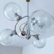 Vintage 70 Chrome Glass Suspension
