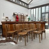 Set of 14 Baumann bistro chairs for "Henri Julien SA"