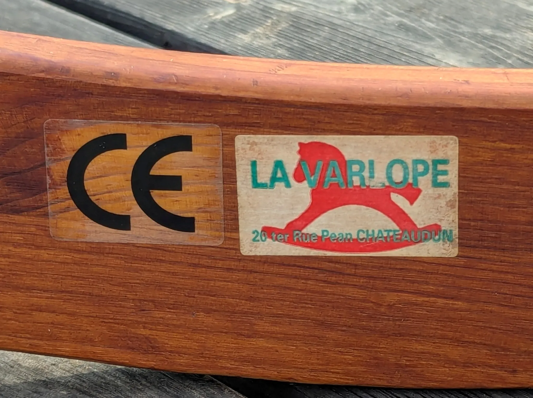 Rocking Horse La Varlope Solid Pine Wood Toy Child