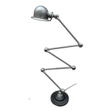 Jielde workshop floor lamp with five arms, graphite patina