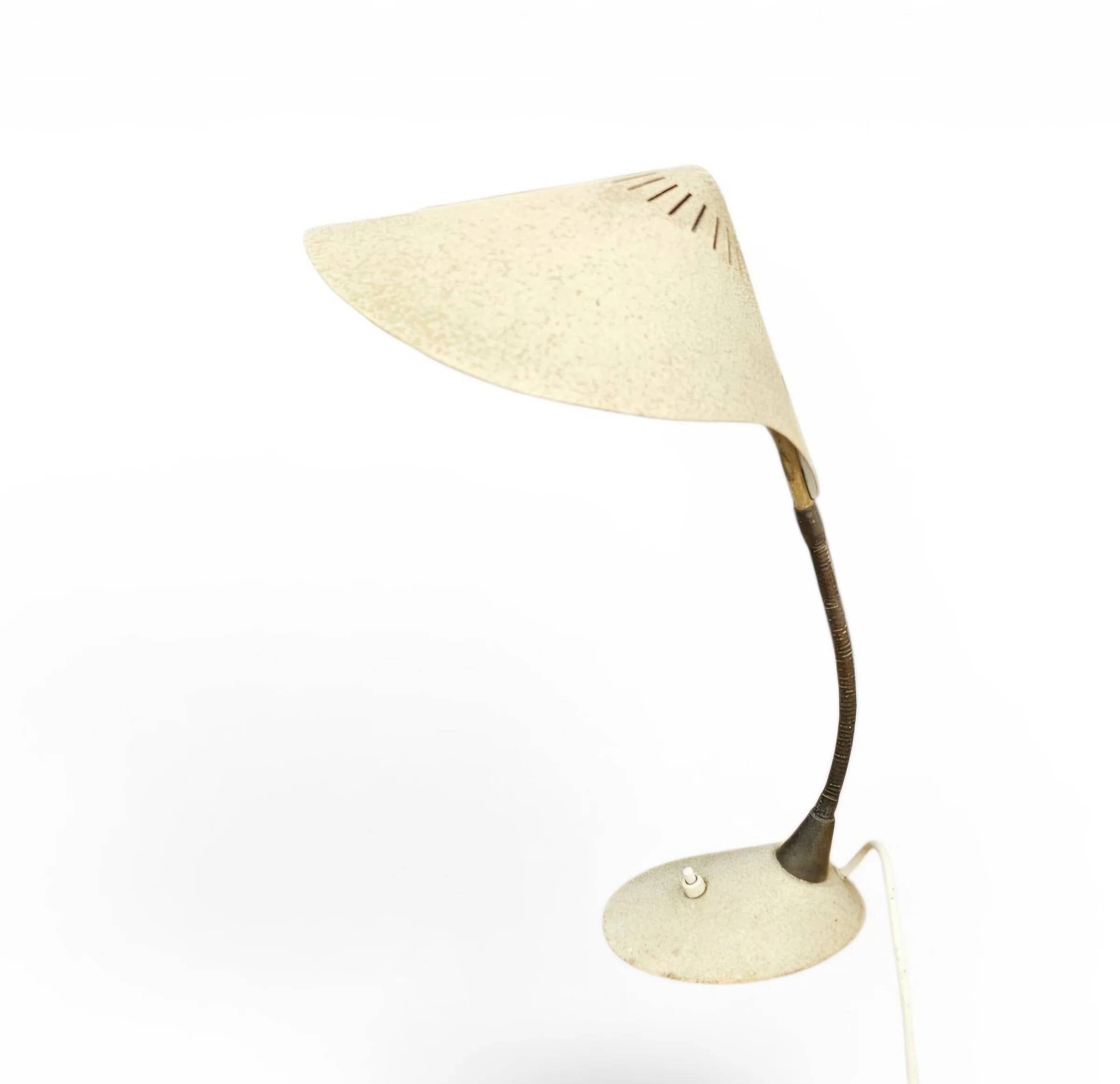 Beautiful rare German table lamp Cobra by Cosack Leuchten 1950s