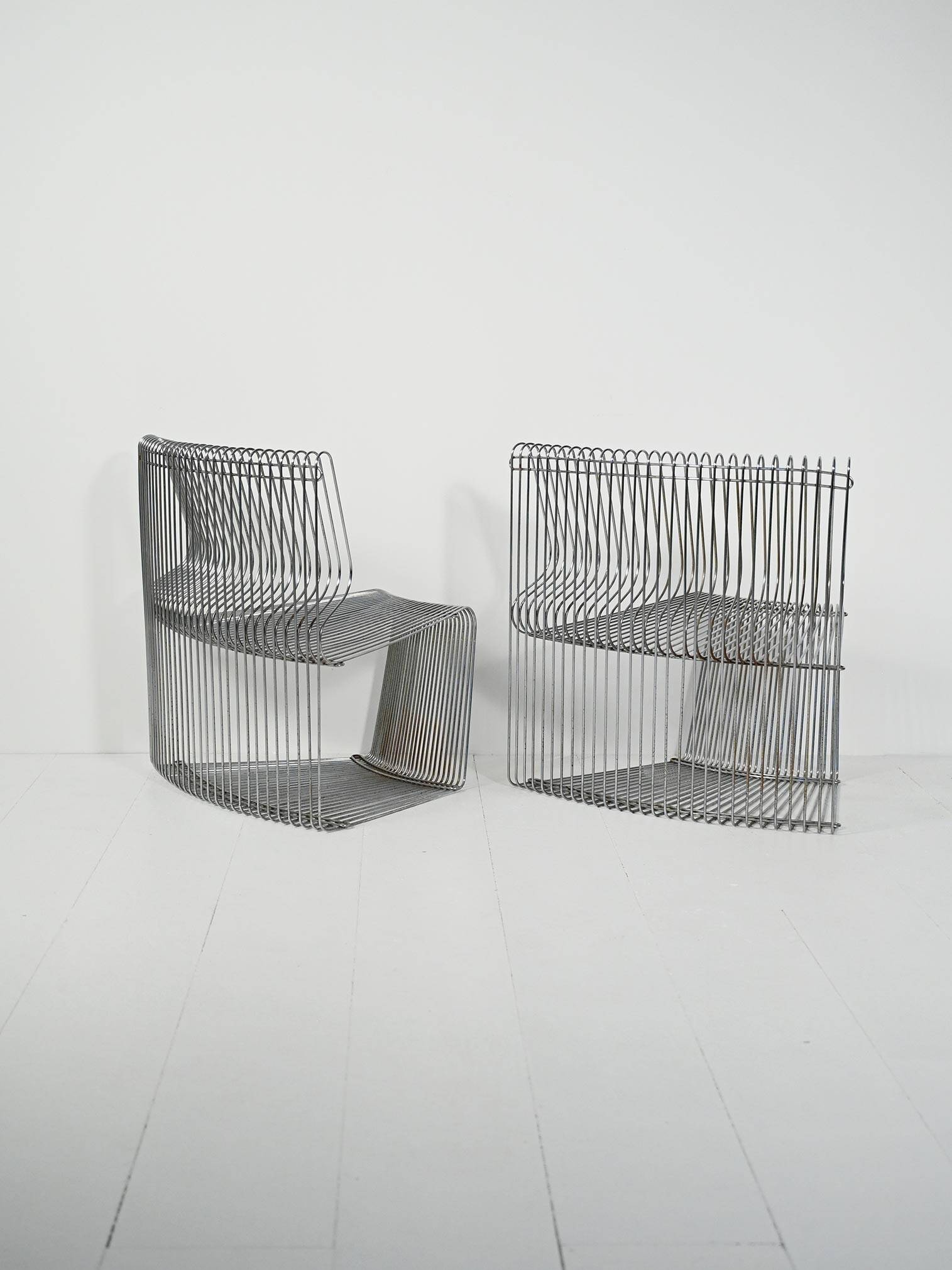 Pair of “Pantonova” lounge chairs by Verner Panton