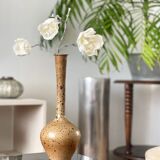 Pyrite stoneware vase.