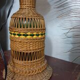 Vintage wicker lamp