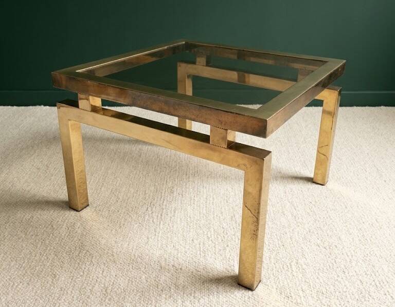 Pair of side tables / end tables Belgo Chrom