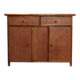 Mid-century bamboo and rattan buffet - 1960s