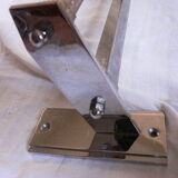 Towel rack chromed metal 50s