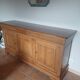 Low buffet in solid cherry wood, 3 doors, 3 drawers.