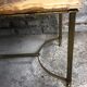 Coffee table in brass and onyx vintage 1960