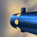 Vintage adjustable wall light, brushed metal, France 1960