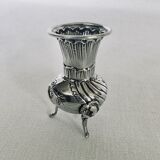 Tripod vase soliflore silver