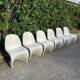 Set of 6 Verner Panton chairs, Vitra edition.