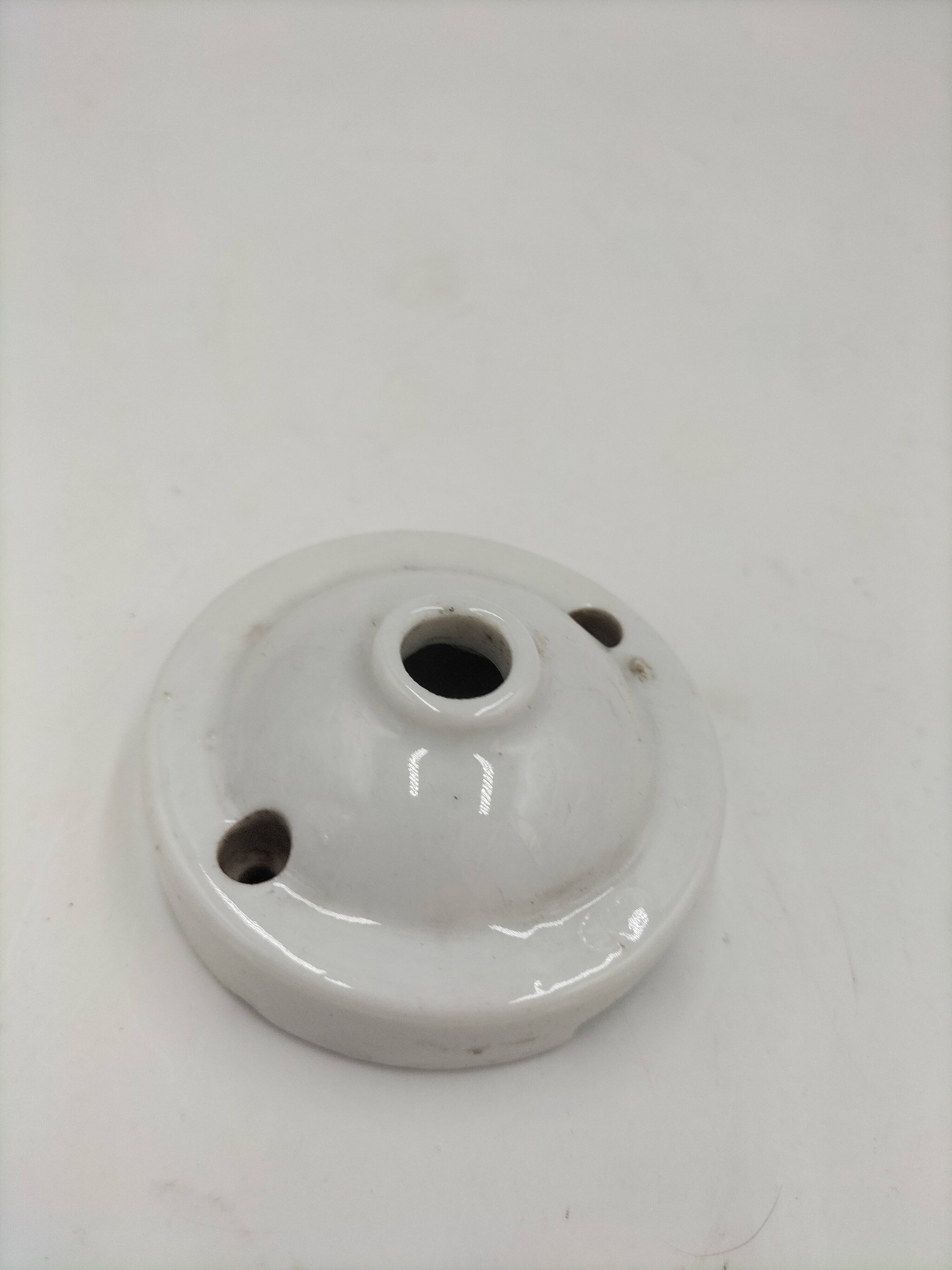 Enameled sheet metal cone pendant light