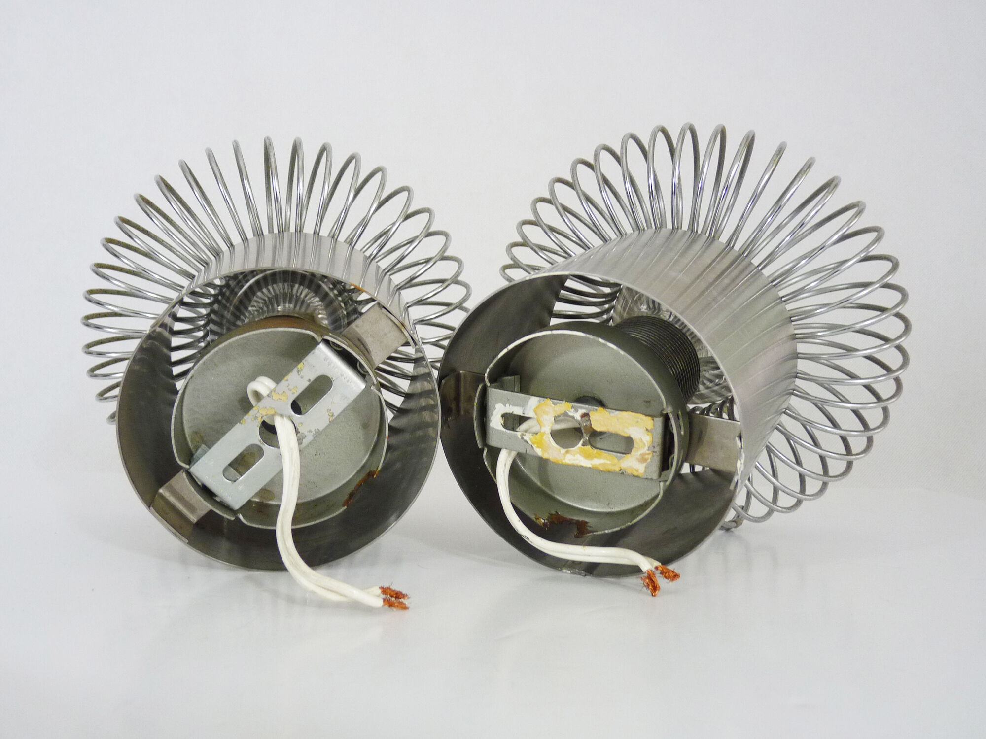 Pair of vintage wall appliques Philippe Rogier Oxar, Luminox, Gallery Oxar. Year 70