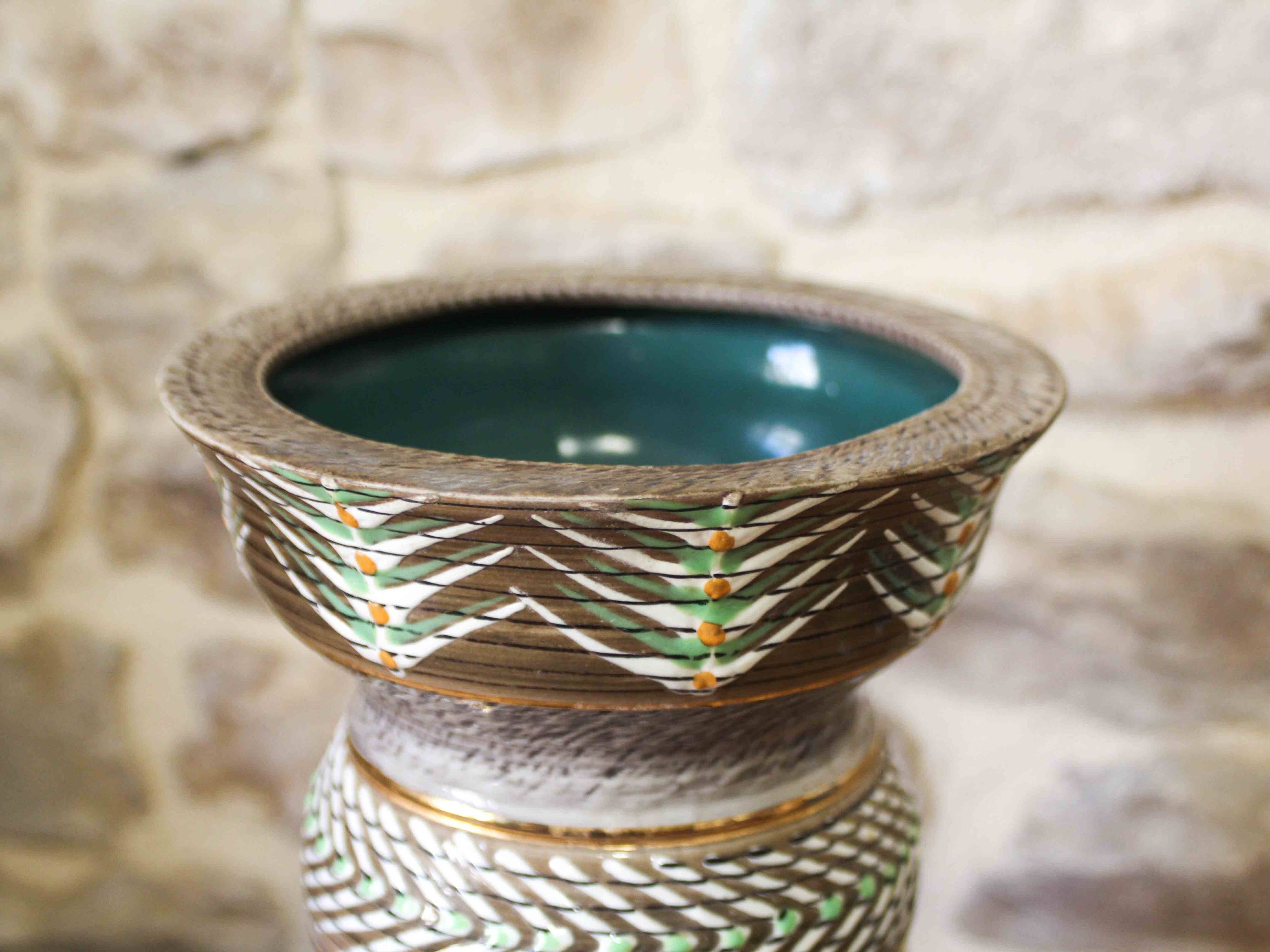 Large ceramic vase by Jacques Breugnot