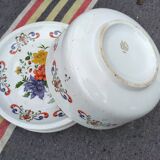 Assiettes et plat moulin des loups