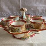 Minton egg cup holder and its 6 egg cups