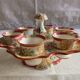 Minton egg cup holder and its 6 egg cups