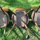 3 bistro chairs