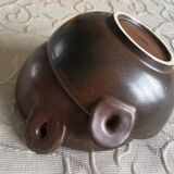 Duo of artisanal stoneware bowls