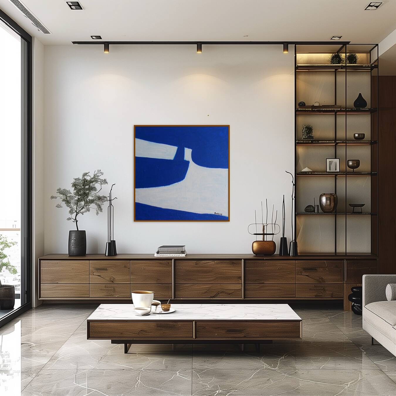 Contemporary art on canvas 80x80cm