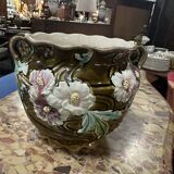 Barbotine pot cover