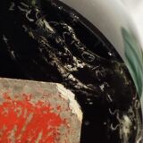 Paul Kedelv glass vase for Flygsfors. Sweden, 1950s.