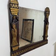 Miroir de style « Art déco » en bois sculpté