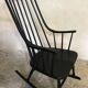 Grandessa Rocking Chair in Black Beech by Lena Larsson, 1960's