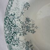 Lebacqz and Bouchart plate fruit model in earthenware of Saint Amand