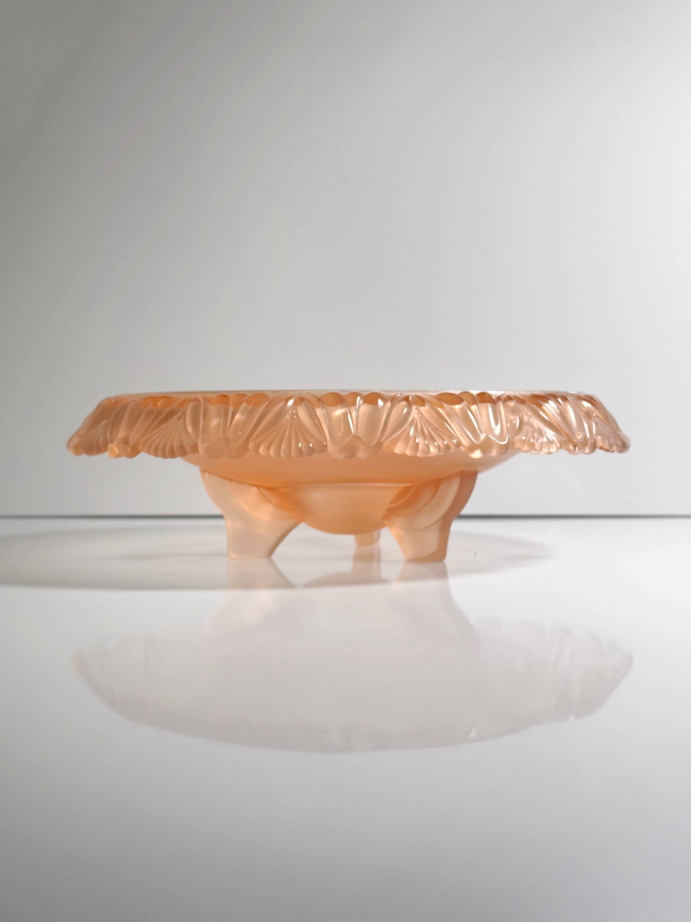 Walther Glass Rosalin Bowl - Series Pelikan 1935