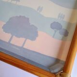 Rattan and fiberglass tray Catherine Escalon Camaieu