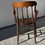 Fauteuil Windsor en bois tourné XXIXème