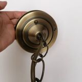 Lantern pendant light with beveled glasses