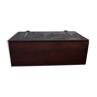 Beautiful wooden chest with ironwork