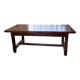 Rustic farmhouse table, solid oak, 2m