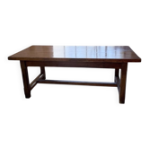 Table de ferme rustique en chêne massif