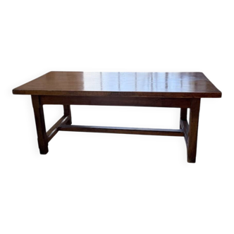 Rustic farmhouse table, solid oak, 2m